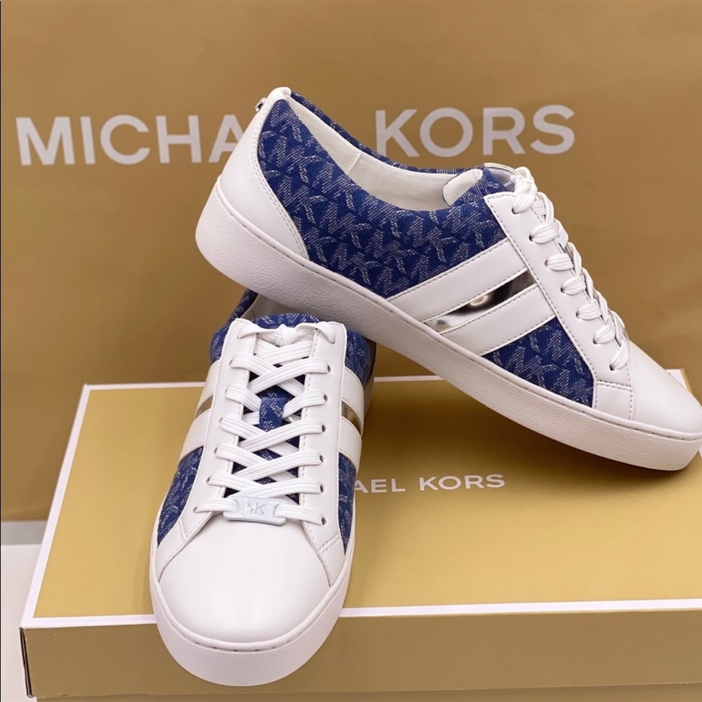 Michael Kors Denim Sneakers - Picture 5 of 8